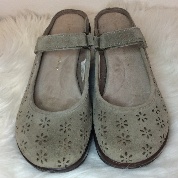 Jambu Brandy Wedge Heel Mules Sz-7.5 - Picture 2 of 7